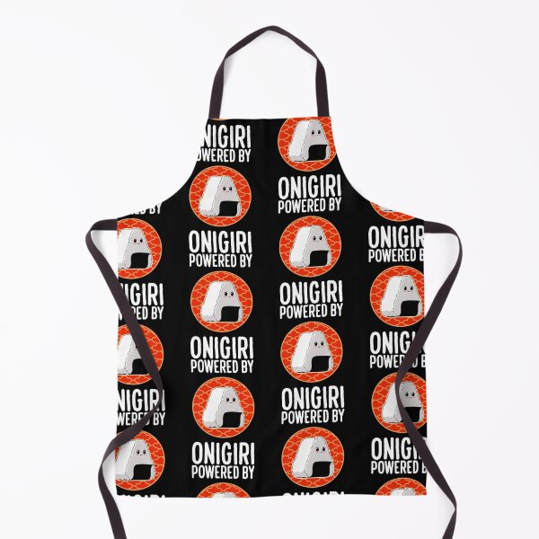 Item preview, Powered By Onigiri Rice Ball Kawaii Japanese Food Lover print designed and sold by jakehughes2015.