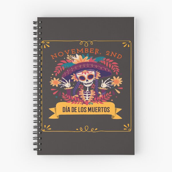 Item preview, Dia De Los Muertos Cempasuchil Flowers Day of The Dead Skeleton Girl With Hat designed and sold by LMcDs.