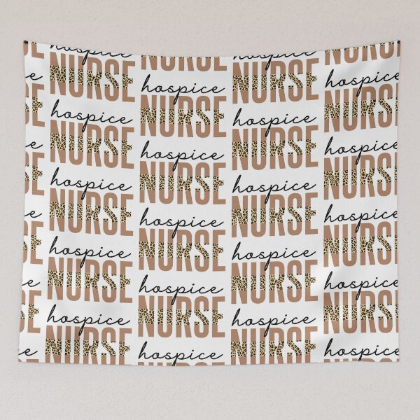 Item preview, Hospice Nurse Cheetah print typography | Hospice Nursing | Registered nurse  designed and sold by Violet Treasures.