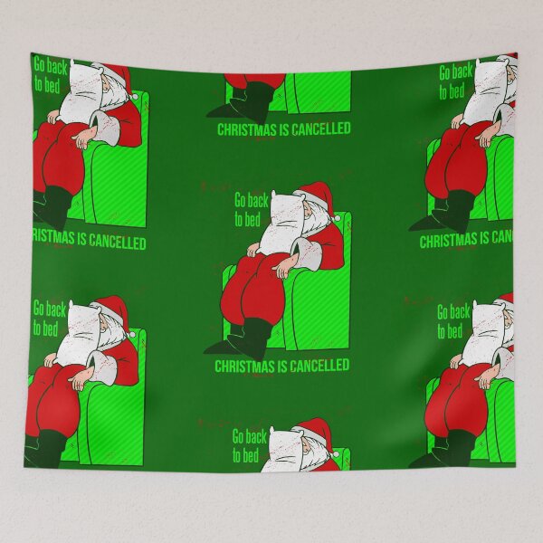 Item preview, christmas cancelled santa claus funny lockdown quarantine designed and sold by Gossip Rag.