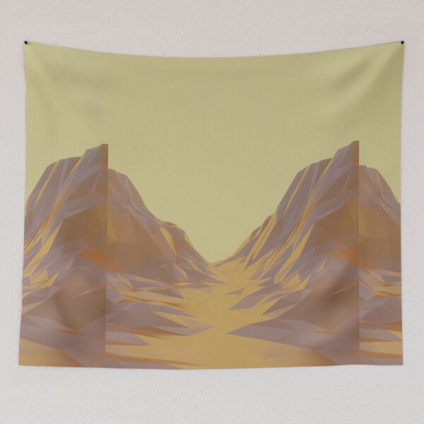 Item preview, Geometric Mountains Line Art Sun Moon designed and sold by Water Flick.