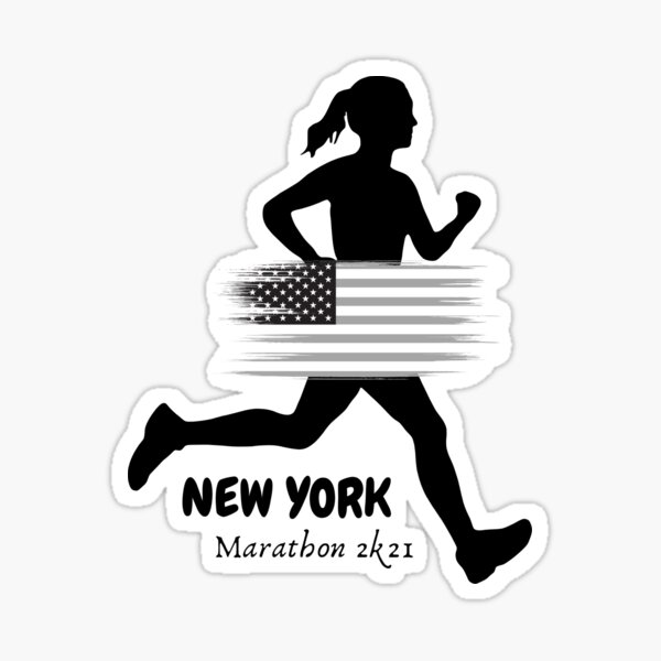" New York Marathon 2021" Sticker for Sale by CLOTHINGLADA1 Redbubble