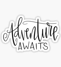 Pegatina La aventura espera