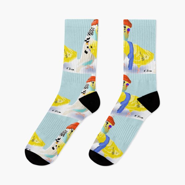 Item preview, Budgies in Wintertime designed and sold by Stewnamie.