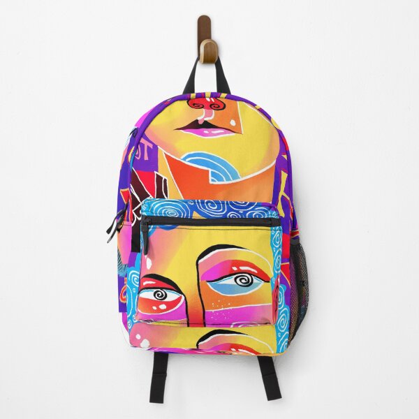 Item preview, Romantic Affairs Vibrant Cubism with Words designed and sold by TosikArt.