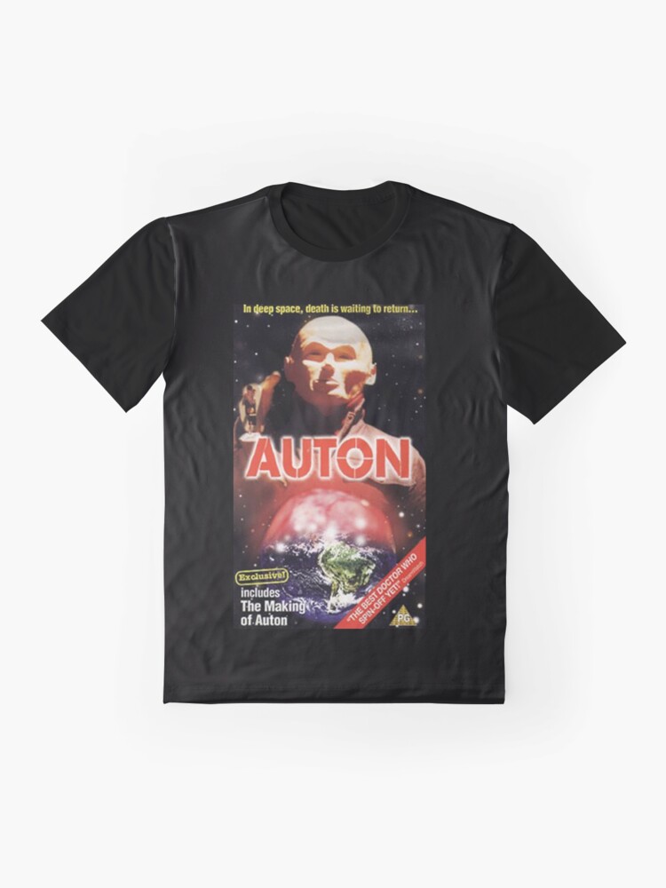 Alternate view of Auton BBV retro VHS cover design Graphic T-Shirt