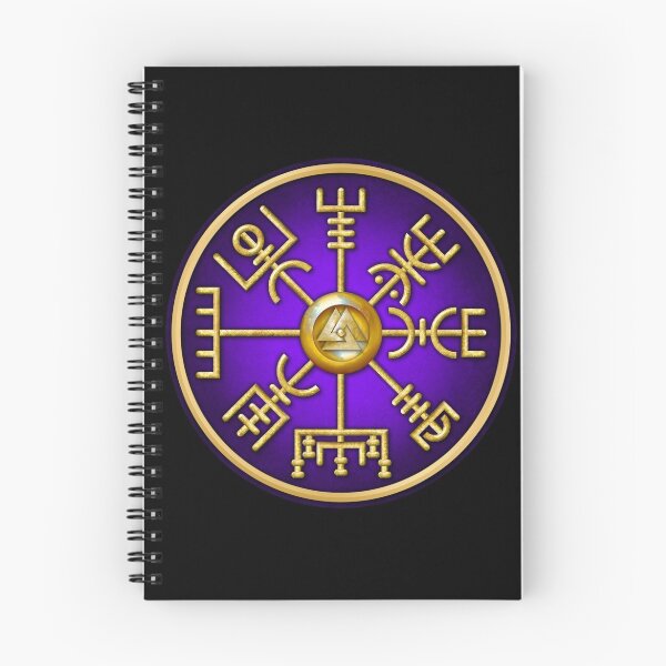 Item preview, Norse Vegvisir Viking Compass - Purple designed and sold by Naumaddic Arts.