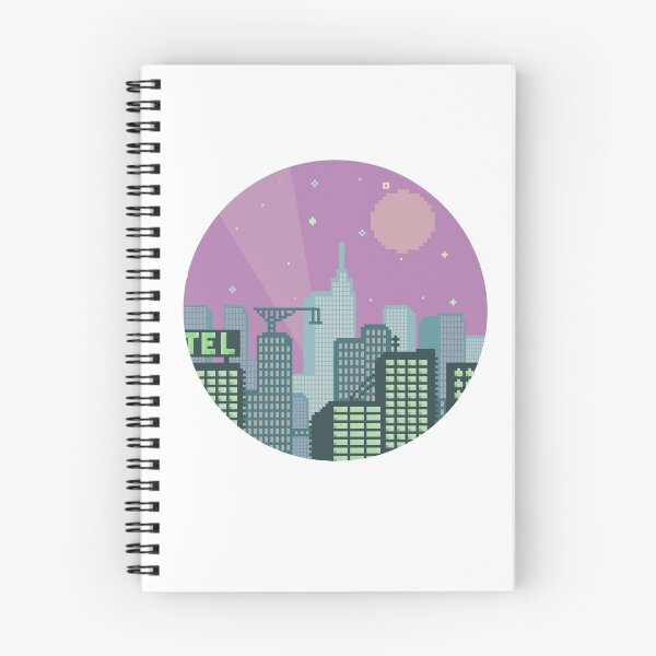Item preview, Pixel City Blue and Green  designed and sold by SoulButler.