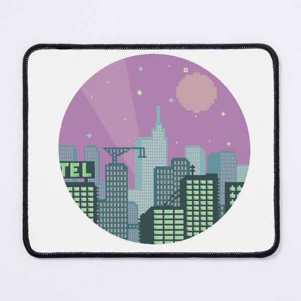 Item preview, Pixel City Blue and Green designed and sold by SoulButler.