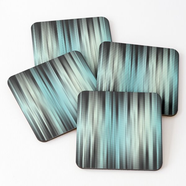 Item preview, Abstract Turquoise Stripes designed and sold by Phil Perkins.