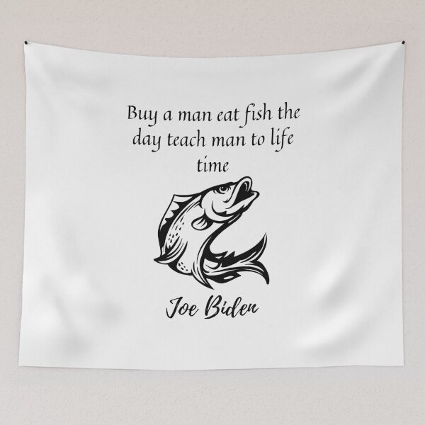 Item preview, Buy a man eat fish the day teach man to life time,Classic T-Shirt designed and sold by NIKENchop.