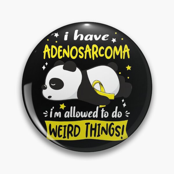 Item preview, Adenosarcoma Warrior I Have Adenosarcoma I Am Allowed To Do Weird Things! designed and sold by GennieShop.