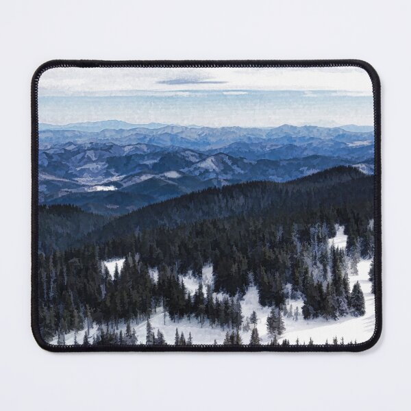 Item preview, Snowy Ridges - Impressions of Mountains designed and sold by Georgia Mizuleva.