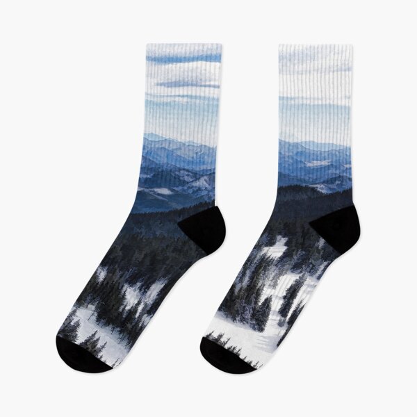 Item preview, Snowy Ridges - Impressions of Mountains designed and sold by Georgia Mizuleva.