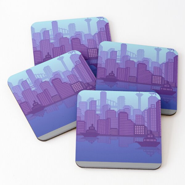Item preview, Ocean Pixel City designed and sold by SoulButler.