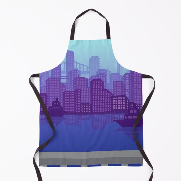 Item preview, Ocean Pixel City designed and sold by SoulButler.