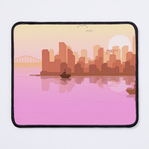 Item preview, Pixel Art Ocean City designed and sold by SoulButler.