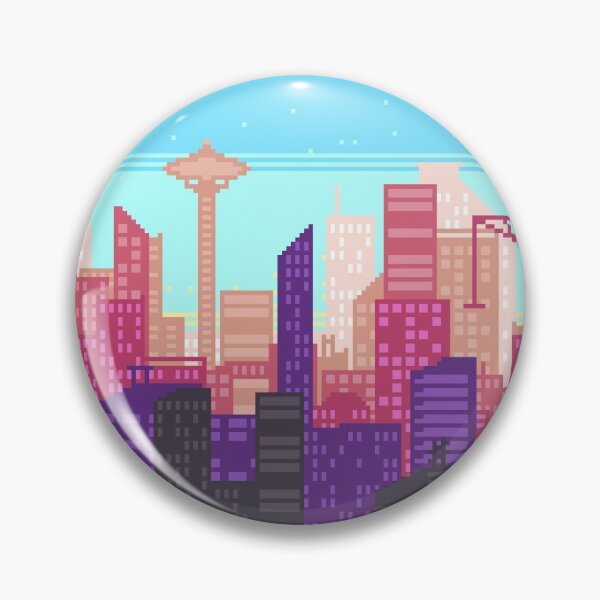 Item preview, Sunset Pixel City designed and sold by SoulButler.