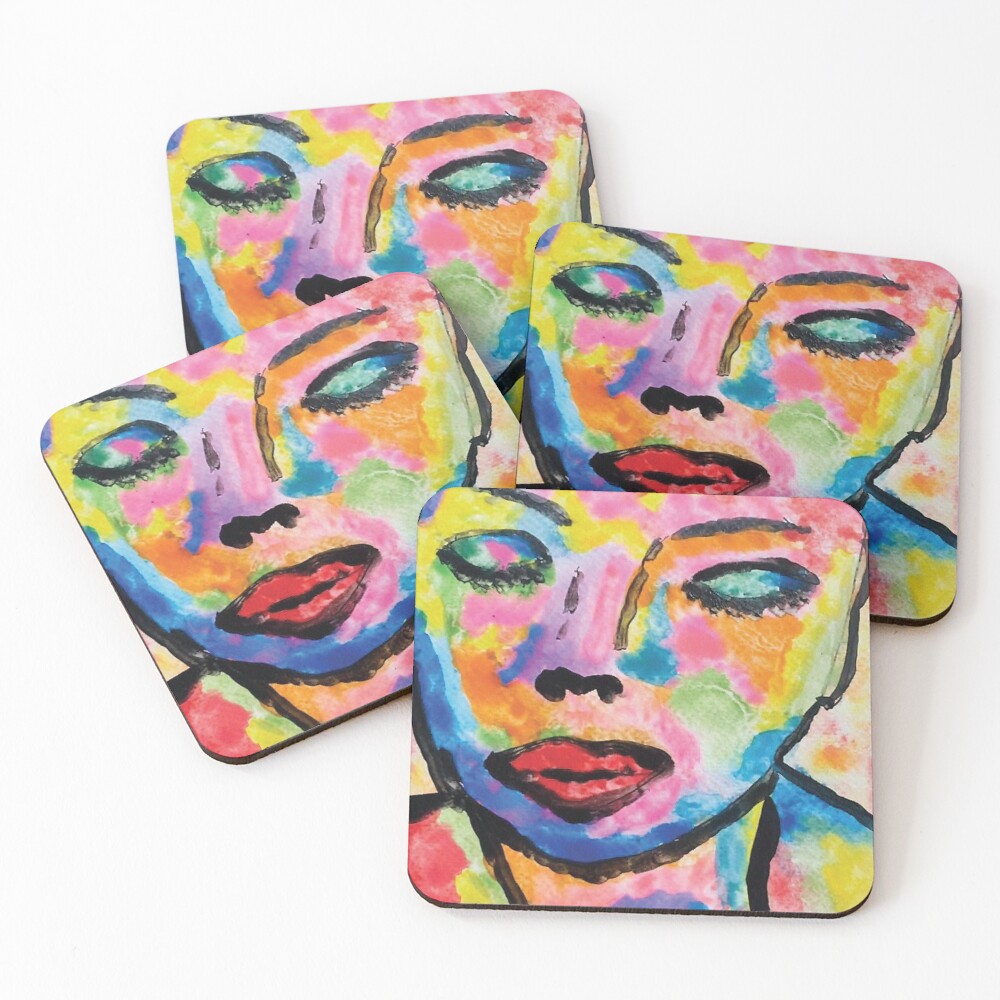 Item preview, Coasters (Set of 4) designed and sold by RandaRubyRed.