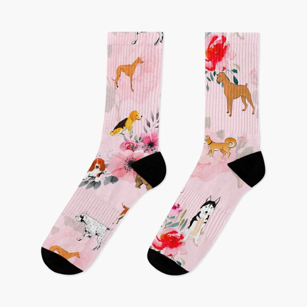 Item preview, Puppies,dogs,pattern,flowers,dog lovers art designed and sold by MariaMarinova.