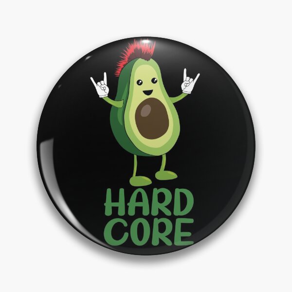 Item preview, Hard Core Avocado Funny designed and sold by TheInkElephant.