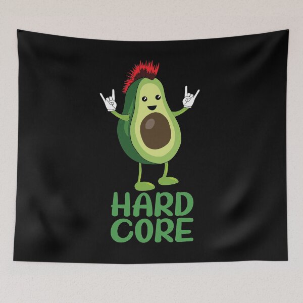 Item preview, Hard Core Avocado Funny designed and sold by TheInkElephant.
