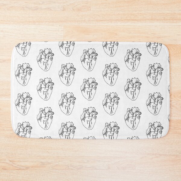 Item preview, Heart in Black and White designed and sold by Aspire Happy Art.