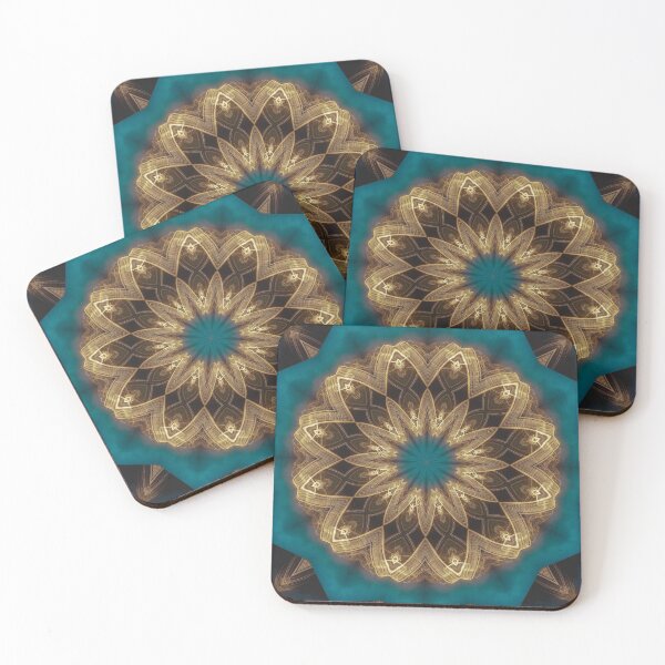 Item preview, Gold Blue Mandala designed and sold by Ksaavet.
