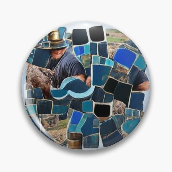 Item preview, Blue Tiles Of No Offence designed and sold by ywir.
