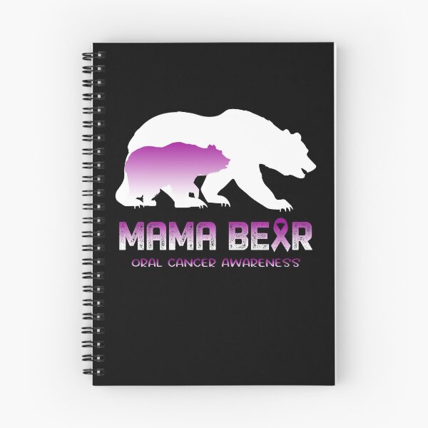 Item preview, Oral Cancer Awareness Mama Bear Support Oral Cancer designed and sold by Victormoratalla.