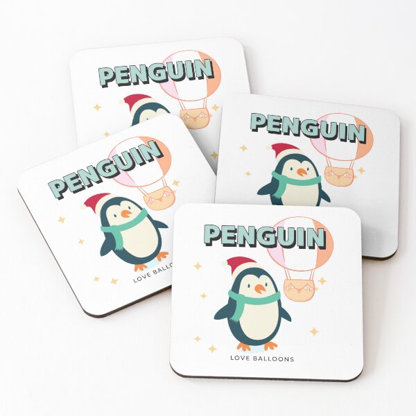Item preview, Penguin with balloons	 designed and sold by Lansangsan.