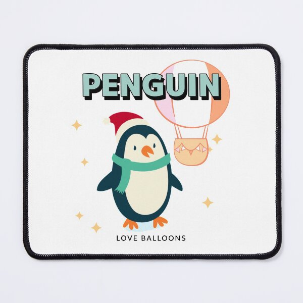 Item preview, Penguin with balloons designed and sold by Lansangsan.