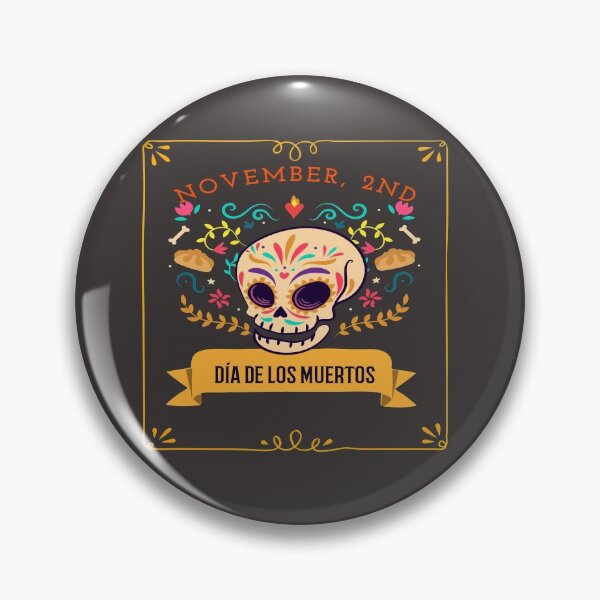Item preview, Dia De Los Muertos Cempasuchil Flowers Day of The Dead Skull designed and sold by LMcDs.