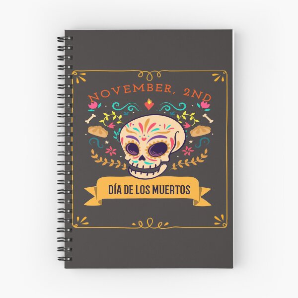 Item preview, Dia De Los Muertos Cempasuchil Flowers Day of The Dead Skull designed and sold by LMcDs.