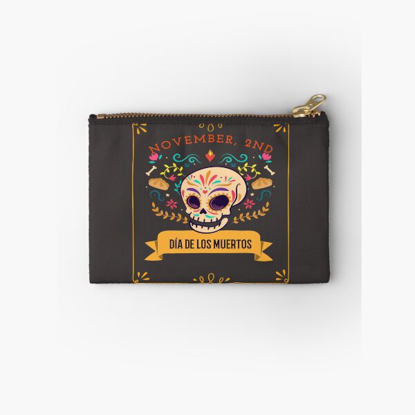 Item preview, Dia De Los Muertos Cempasuchil Flowers Day of The Dead Skull designed and sold by LMcDs.