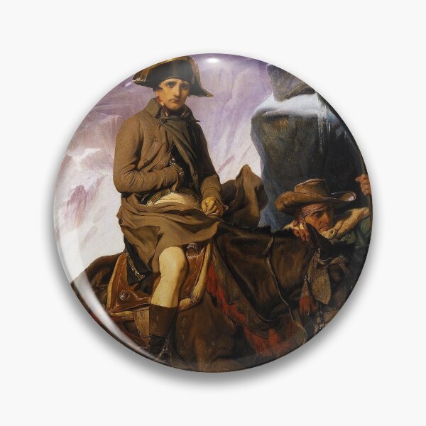 Item preview, Napoleon Crossing the Alps by Paul Delaroche (1850) designed and sold by allhistory.