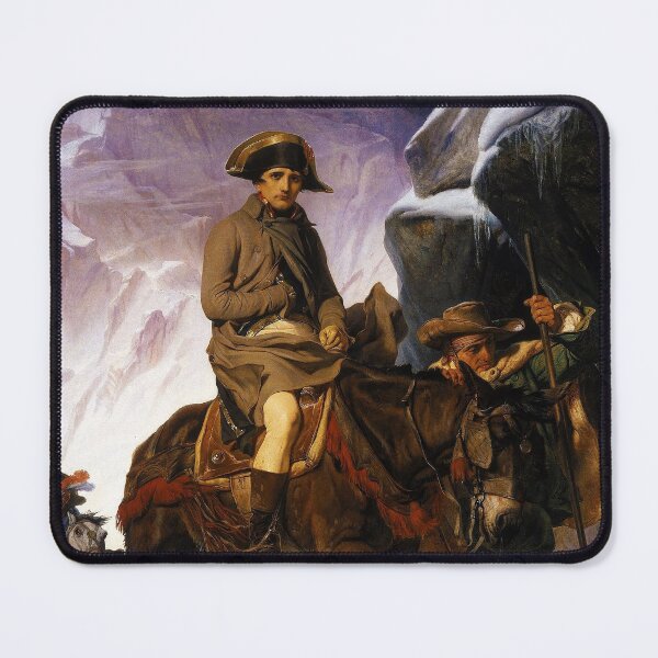 Item preview, Napoleon Crossing the Alps by Paul Delaroche (1850) designed and sold by allhistory.
