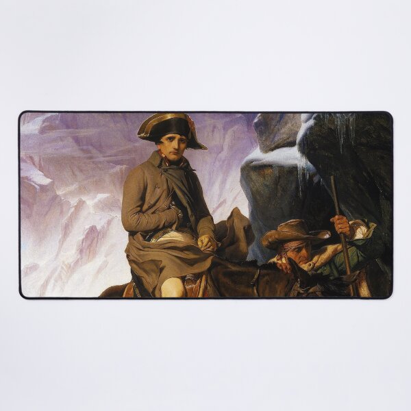Item preview, Napoleon Crossing the Alps by Paul Delaroche (1850) designed and sold by allhistory.