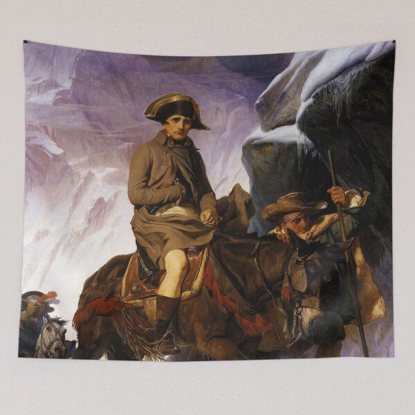 Item preview, Napoleon Crossing the Alps by Paul Delaroche (1850) designed and sold by allhistory.