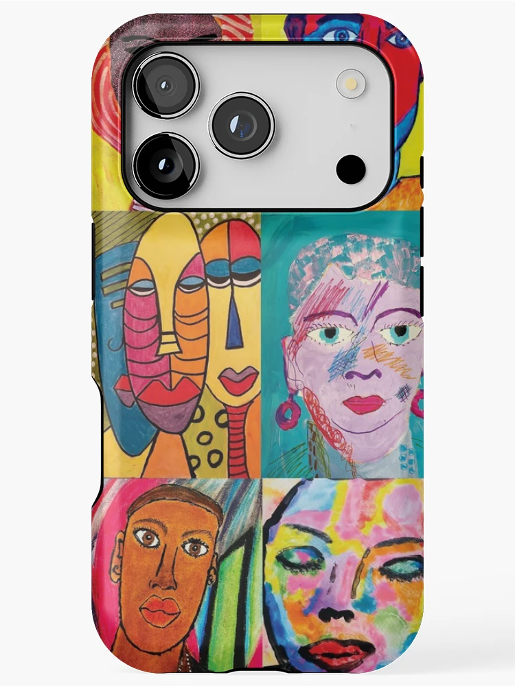 Thumbnail 1 of 4, iPhone Case, Let's Face It designed and sold by RandaRubyRed.
