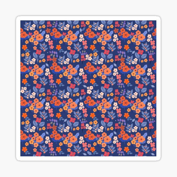 Item preview, Red and Blue Gypsy pattern designed and sold by taika tori.