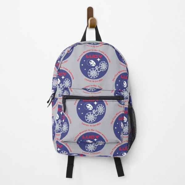 Item preview, NASA Lucy mission logo launch date 16 Oct 2021 (pink) designed and sold by SolidEarthArt.