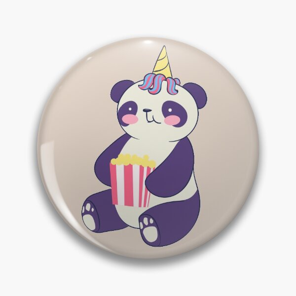 Item preview, Baby Panda Unicorn Popcorn designed and sold by Cute and Funny Animal Art Designs.