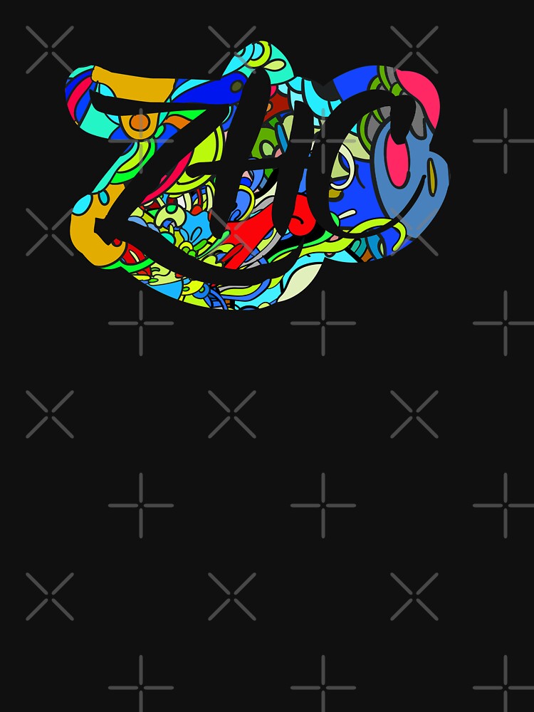 "ZHC Copic Marker Space vibrant trippy doodles art" Tshirt for Sale by