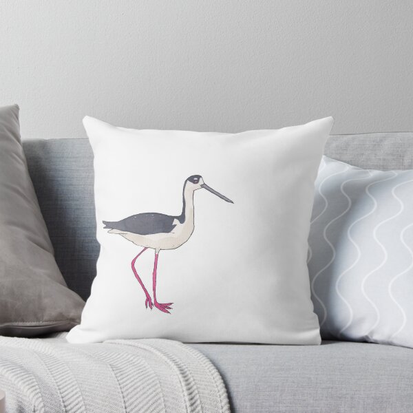 Artikelvorschau, Schwarzhals-Stelzen-Stelzen-Aquarell-Vogelarten-Kunst entworfen und verkauft von TheWaterBirds.