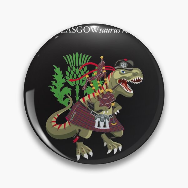 Item preview, Glasgow saurus rex loves tartan designed and sold by Themngocbao.