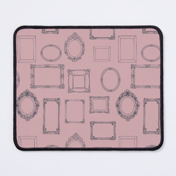 Item preview, Gallery Wall in Pepper - Intricate picture frame faux wallpaper pattern designed and sold by wildhunt.