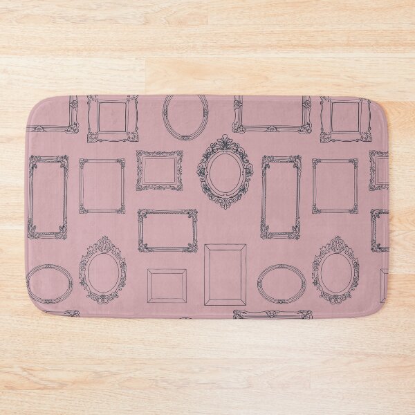 Item preview, Gallery Wall in Pepper - Intricate picture frame faux wallpaper pattern designed and sold by wildhunt.