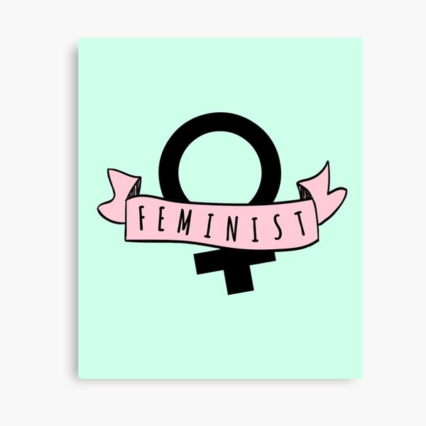 Feminist Symbol Canvas Print