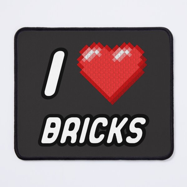 Item preview, I Love Bricks designed and sold by TingesOfPzazz.